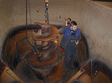 Egenproduktion og reparation af snegle – CN Maskinfabrik