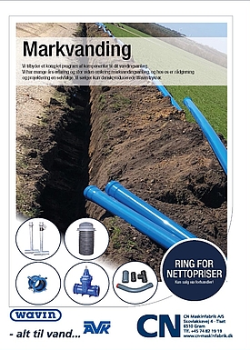 Markvanding - Komplet program af komponenter