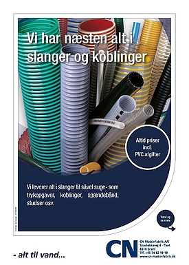 Slanger og koblinger til suge- og trykopgaver